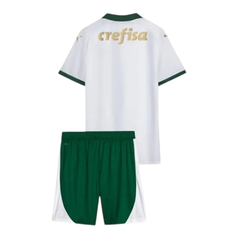 Kit Infantil Palmeiras II 24/25 - Puma - Branco e verde