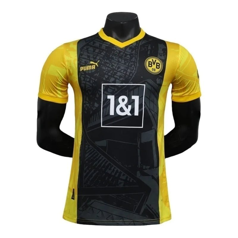 Camisa Borussia Dortmund Edição especial 24/25 - Jogador Puma Masculina - Preta e amarela