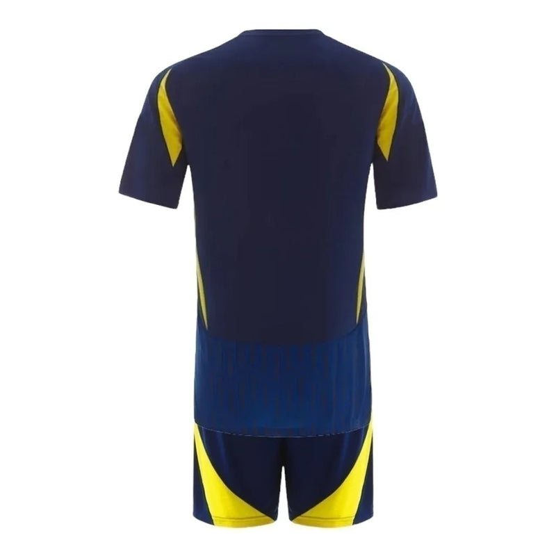 Kit Infantil Al-Nassr II 24/25 - Adidas - Azul e amarelo