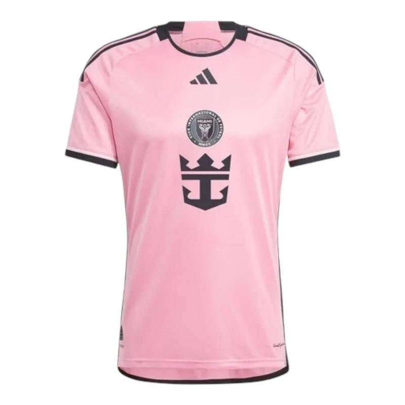 Camisa Inter Miami I 24/25 - Torcedor Adidas Masculina - Rosa com detalhes em preto