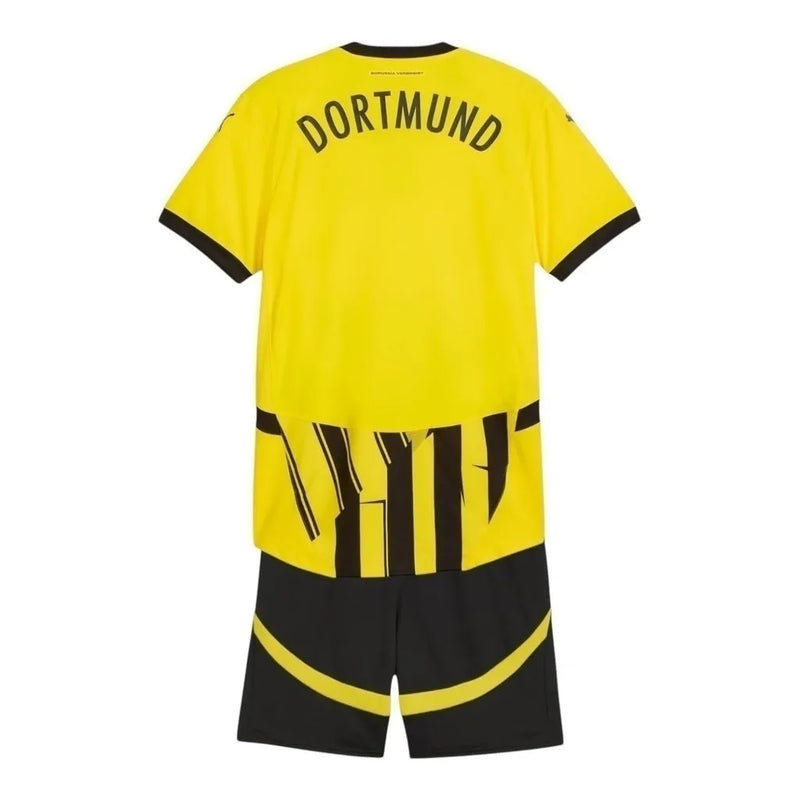 Kit Infantil Borussia Dortmund Edição especial 24/25 - Puma - Amarelo e preto