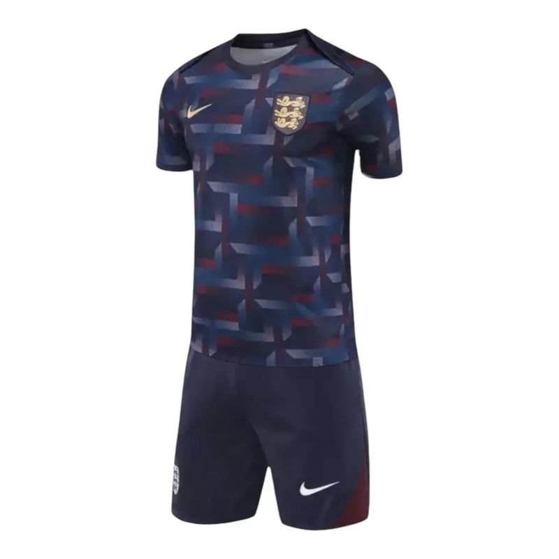 Kit Infantil Seleção Inglaterra Treino 24/25 - Nike - Roxo