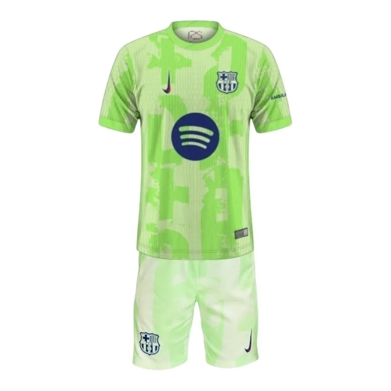 Kit Infantil Barcelona III 24/25 - Nike - Verde