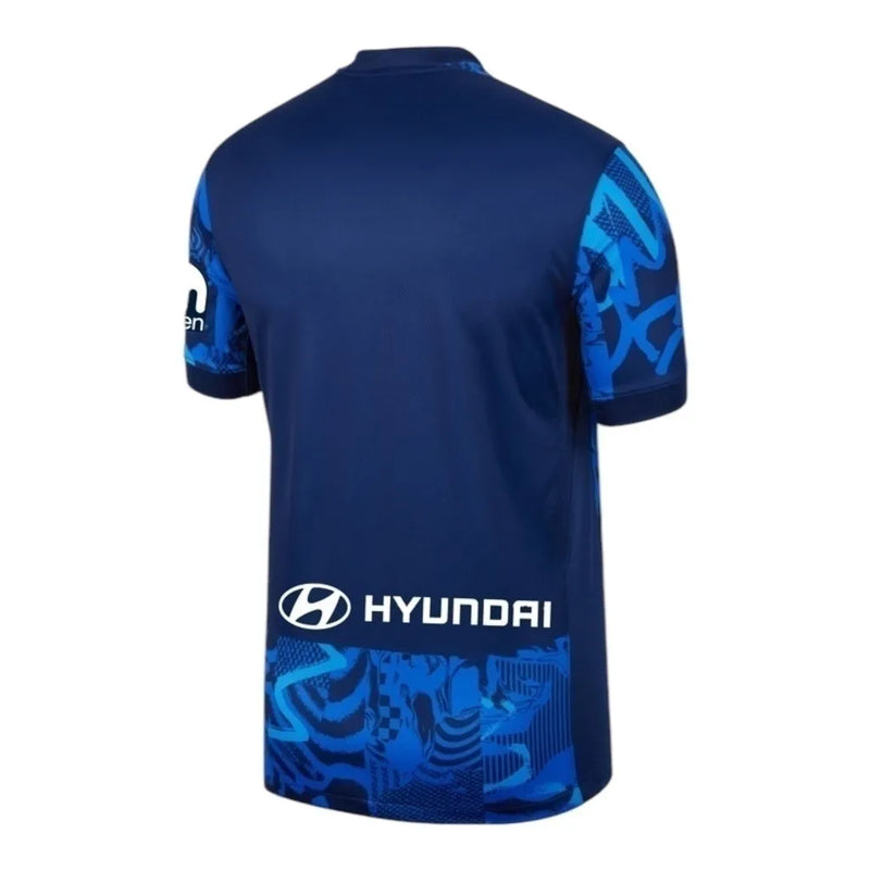 Camisa Atlético de Madrid III 24/25 - Torcedor Nike Feminina - Azul