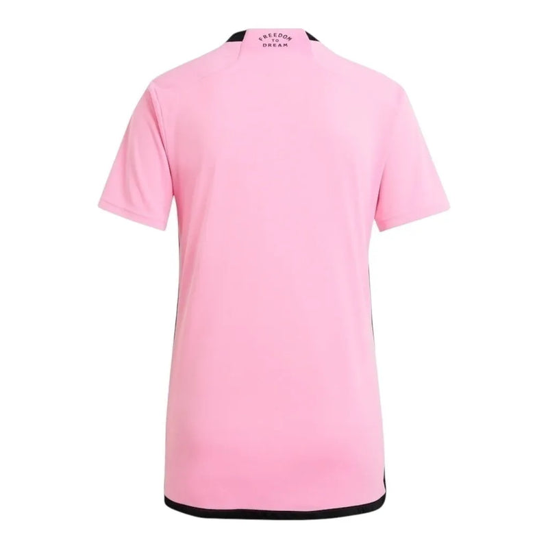 Camisa Inter Miami I 24/25 - Torcedor Adidas Feminina - Rosa com detalhes em preto