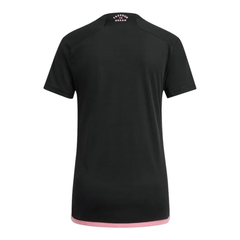 Camisa Inter Miami II 24/25 - Torcedor Adidas Feminina - Preta com detalhes em rosa