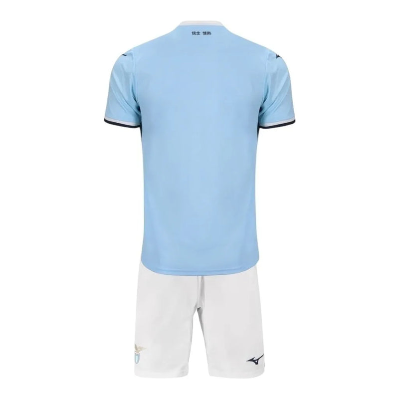 Kit Infantil Lazio I 24/25 - Mizuno - Azul e branco