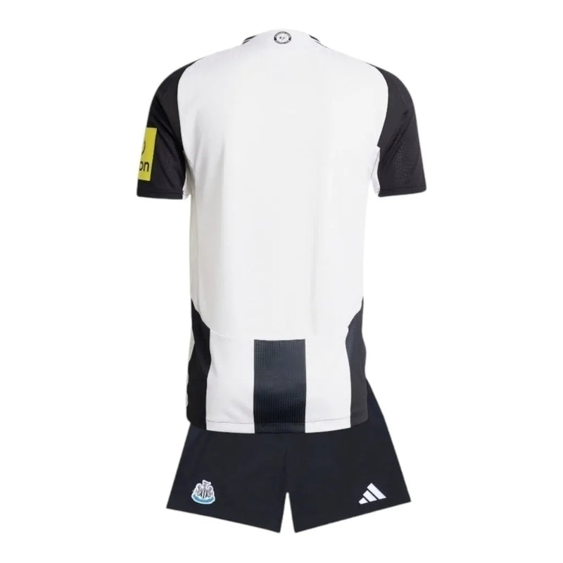 Kit Infantil Newcastle I 24/25 - Adidas - Branco e preto