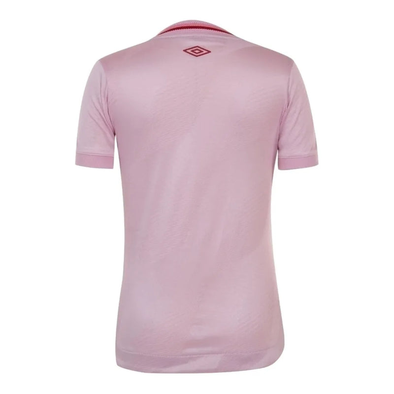 Camisa Athletico Paranaense Outubro Rosa 24/25 - Torcedor Umbro Feminina - Rosa com detalhes em vermelho