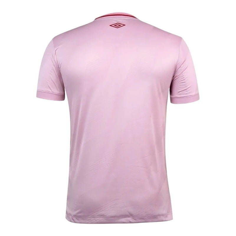 Camisa Athletico Paranaense Outubro Rosa 24/25 - Torcedor Umbro Masculina - Rosa com detalhes em vermelho