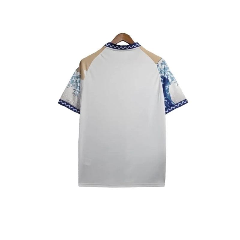 Camisa Japão Edição especial 24/25 - Torcedor Adidas Masculina - Bege com detalhes em azul e branco