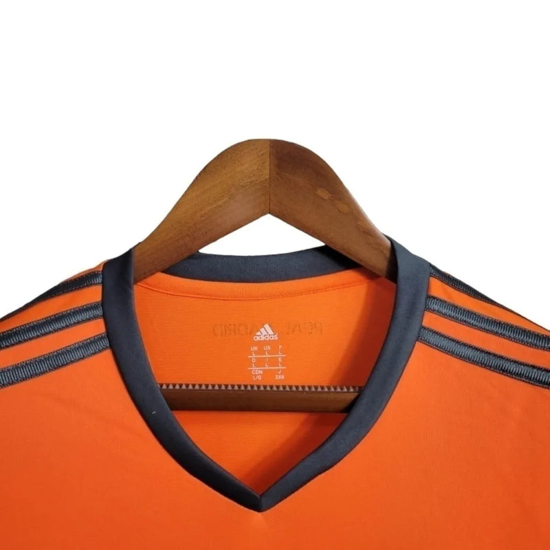 Camisa Retrô Real Madrid II 13/14 - Masculina Adidas - Laranja com detalhes em cinza