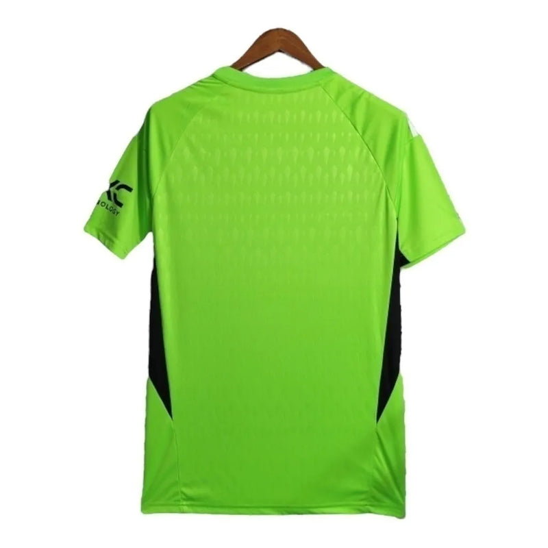 Camisa Manchester United Goleiro 23/24 - Torcedor Adidas Masculina - Verde com detalhes em branco e preto