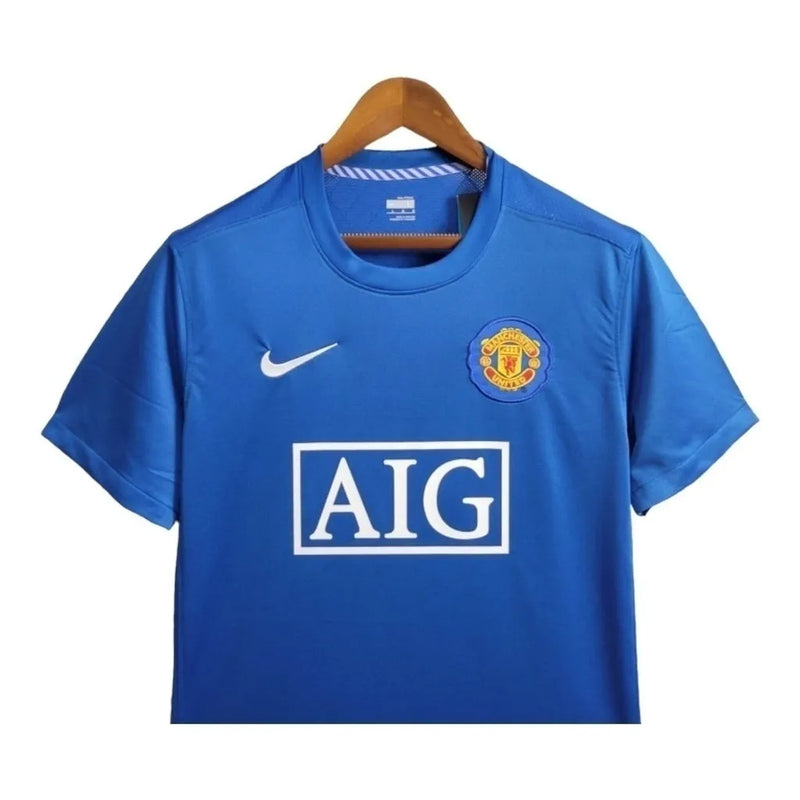 Camisa Retrô Manchester United II 2008/2009 - Masculina Adidas - Azul