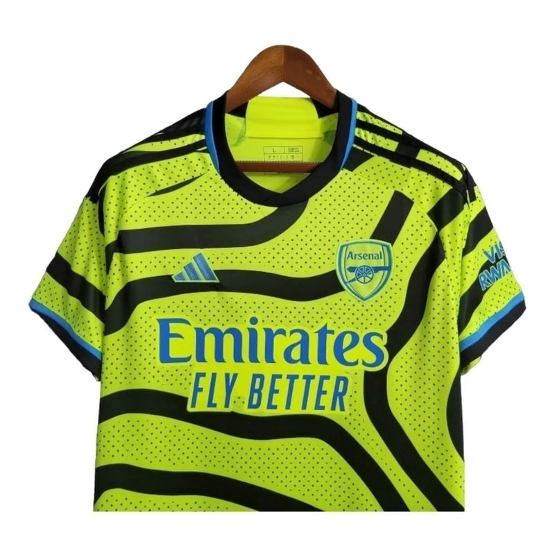 Camisa Arsenal II 23/24 - Torcedor Adidas Masculina - Verde com detalhes em preto e azul