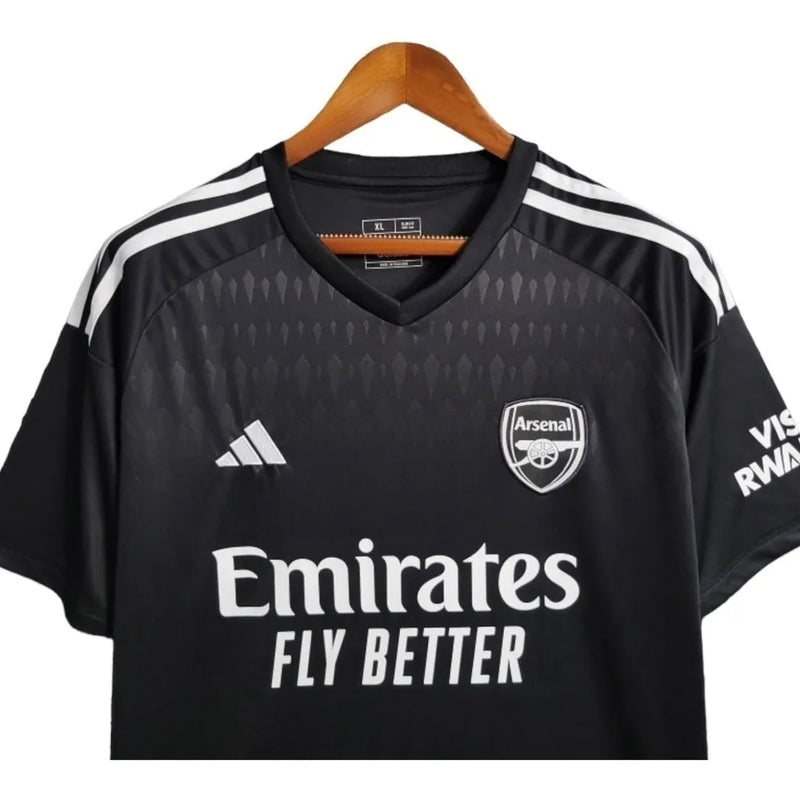 Camisa Arsenal Goleiro 23/24 - Torcedor Adidas Masculina - Preta