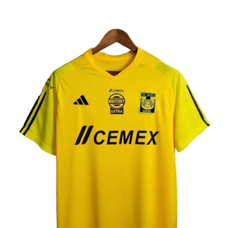 Camisa Tigres do México Treino 23/24 - Torcedor Adidas Masculina - Amarela