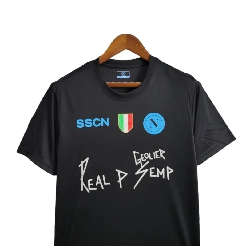 Camisa Napoli Edição especial 24/25 - Torcedor SSC Masculina - Preta