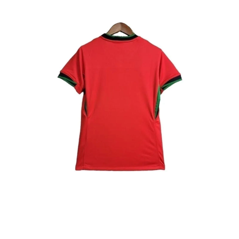 Camisa Seleção de Portugal I 24/25 - Torcedor Nike Feminina - Vermelha