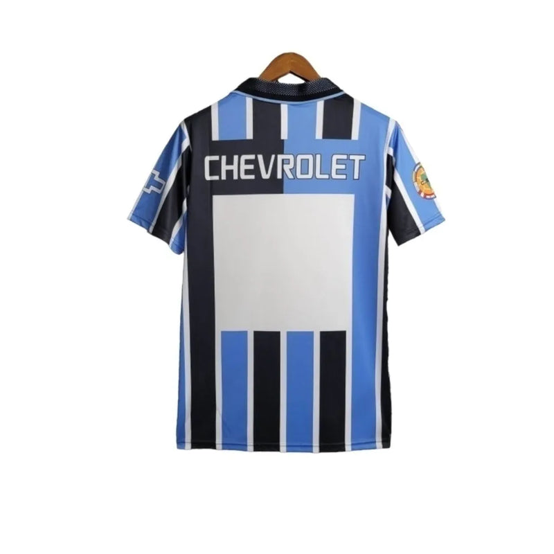 Camisa Retrô Grêmio I 1998 - Masculina Penalty - Preta e azul