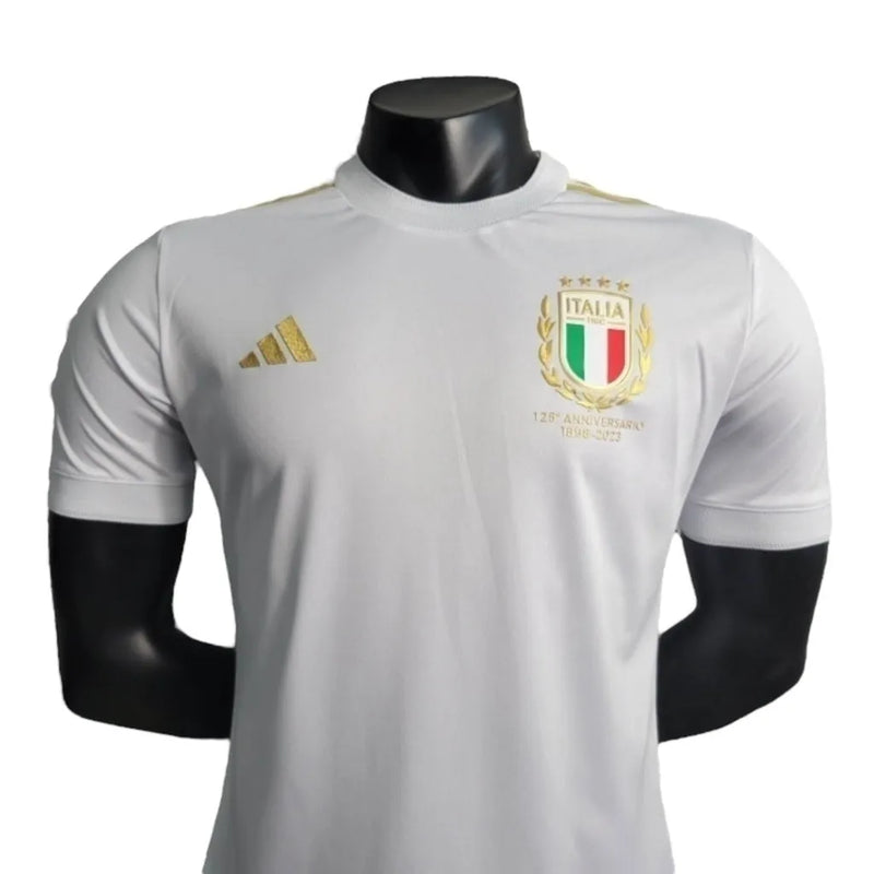 Camisa Seleção da Itália Edição Aniversário de 125 anos 23/24 - Jogador Adidas Masculina - Branca