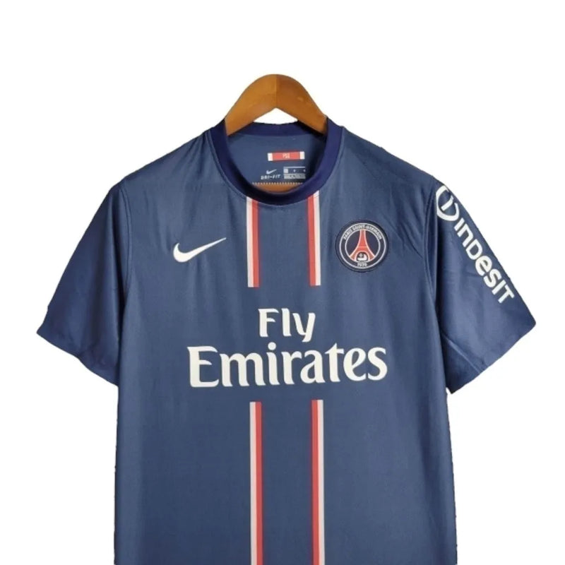 Camisa Retrô Paris Saint German I 2012/2013 - Masculina Nike - Azul com detalhes em vermelho e branco