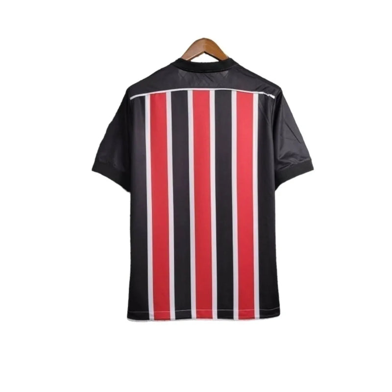 Camisa Santa Cruz I 24/25 - Torcedor Volt Masculina - Preta com listras em vermelho