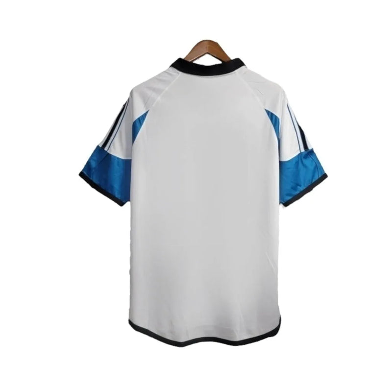 Camisa Retrô Newcastle II 1999/2000 - Masculina Adidas - Branca com detalhes em azul