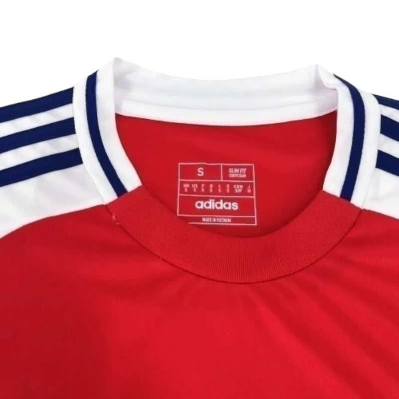 Camisa Arsenal I 24/25 - Torcedor Adidas Feminina - Vermelha com detalhes em branco