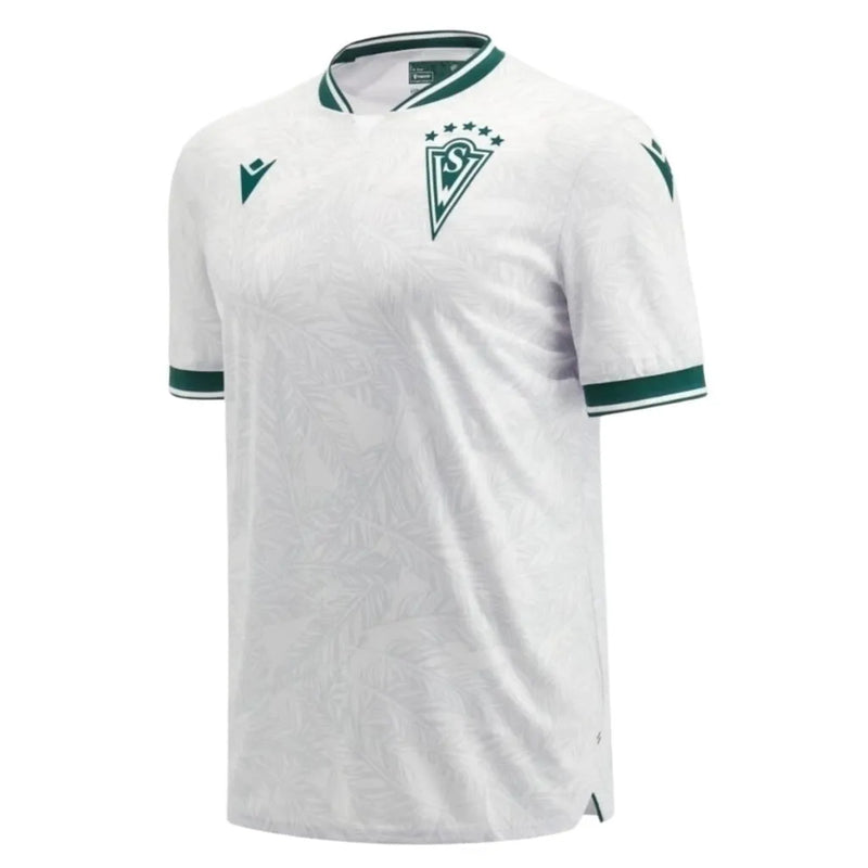 Camisa Santiago Wanderers II 24/25 - Torcedor Macron Masculina - Branca com detalhes em verde