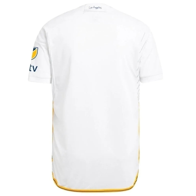 Camisa LA Galaxy I 24/25 - Torcedor Adidas Masculina - Branca com detalhes em azul e amarelo