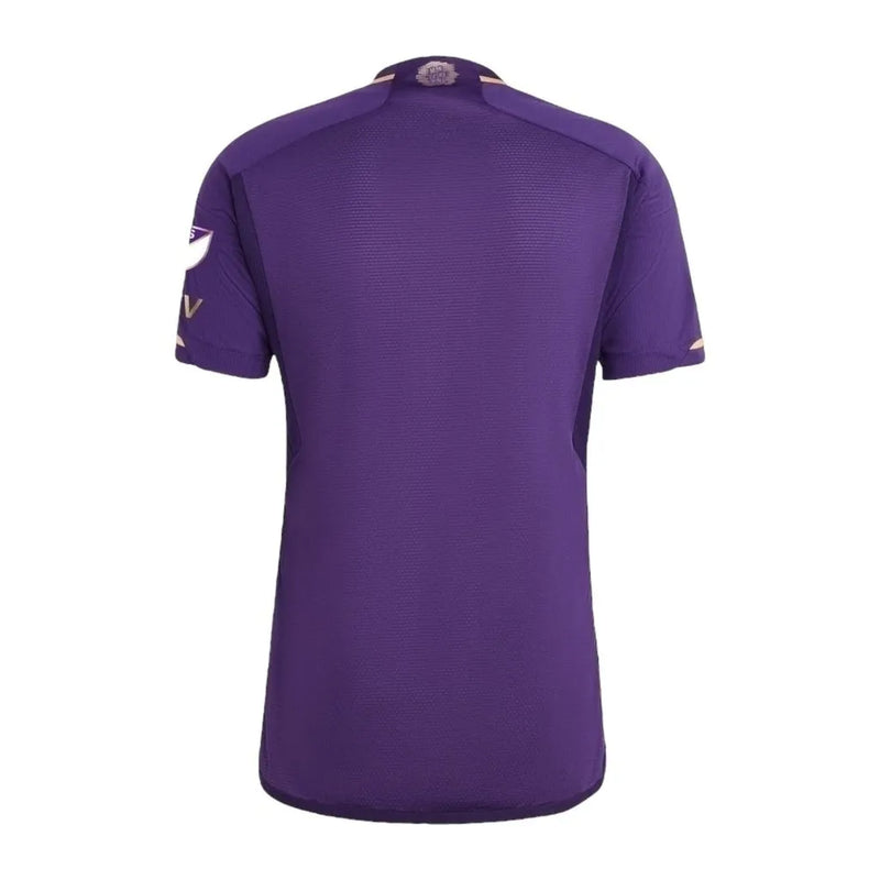 Camisa Orlando City I 24/25 - Torcedor Adidas Masculina - Roxa com detalhes em dourado