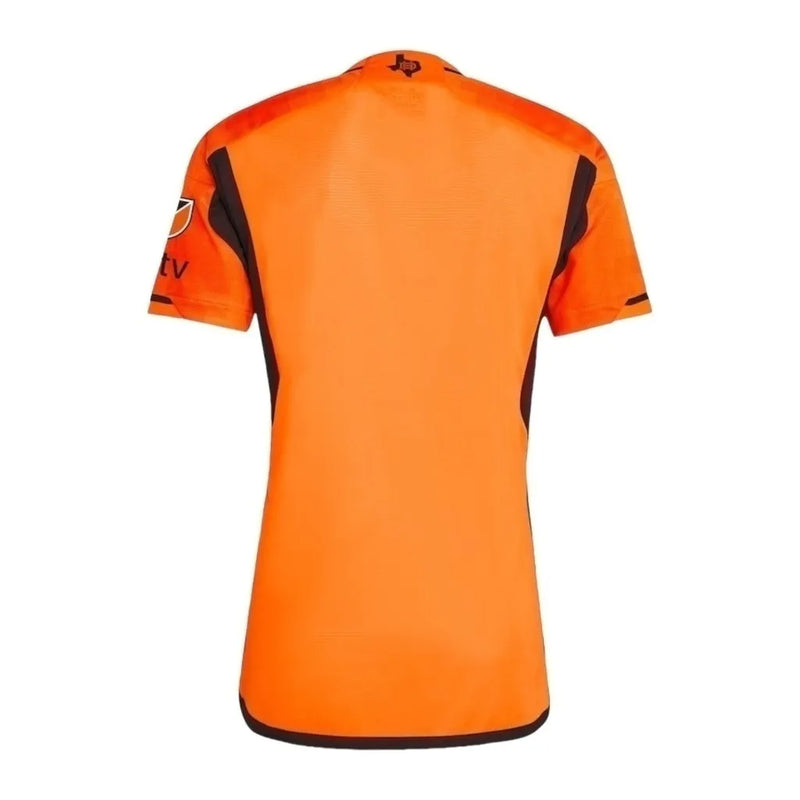 Camisa Houston Dynamo I 24/25 - Torcedor Adidas Masculina - Laranja com detalhes em azul