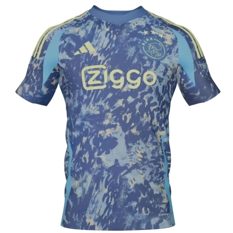 Camisa Ajax II 24/25 - Torcedor Adidas Masculina - Azul com detalhes em amarelo