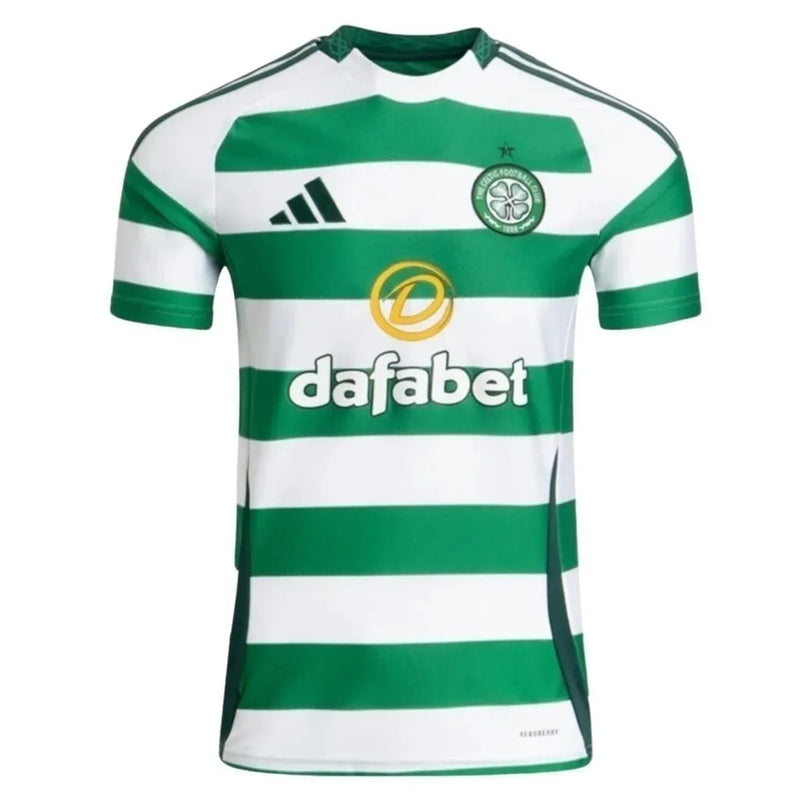 Camisa Celtic I 24/25 - Torcedor Adidas Masculina - Verde e branca