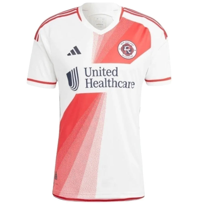 Camisa New England Revolution II 24/25 - Torcedor Adidas Masculina - Branca com detalhes em vermelho