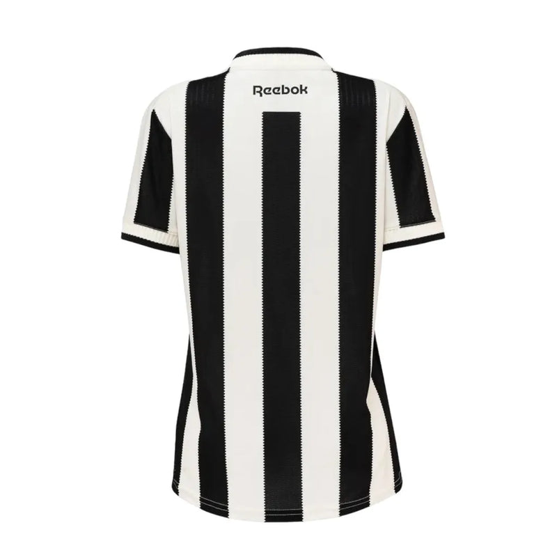 Camisa Botafogo I 24/25 - Torcedor Reebok Feminina - Branca e preta