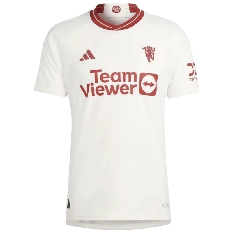 Camisa Manchester United III 23/24 - Torcedor Adidas Masculina - Branca