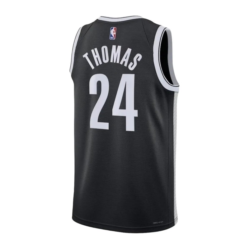 Camiseta Regata NBA Brooklyn Nets 23/24 - Masculina Nike - Preta