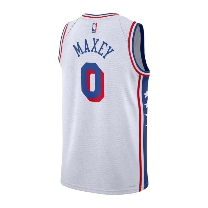 Camiseta Regata NBA Philadelphia 76ers 23/24 - Masculina Nike - Branca