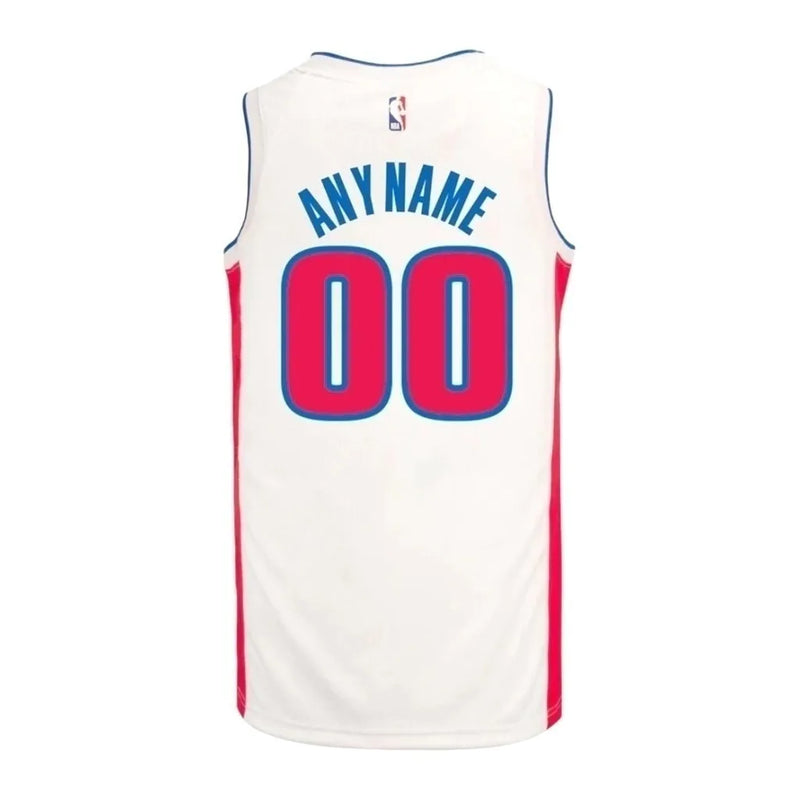 Camiseta Regata NBA Detroit Pistons 23/24 - Masculina Nike - Off White