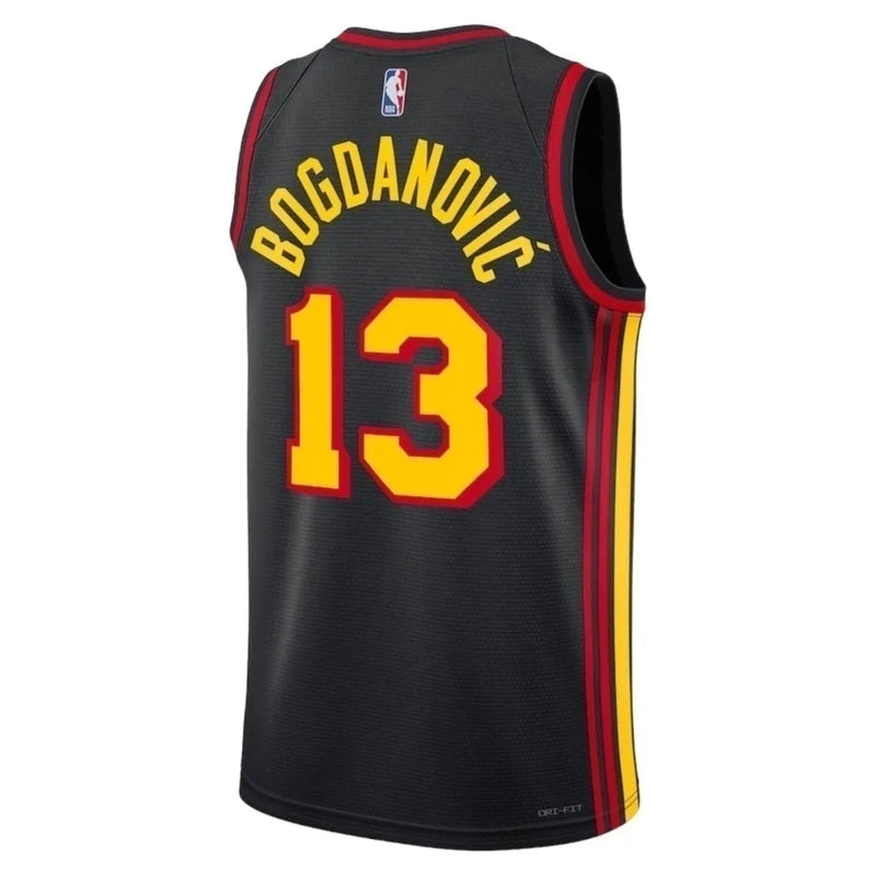 Camiseta Regata NBA Atlanta Hawks 23/24 - Masculina Jordan - Preta