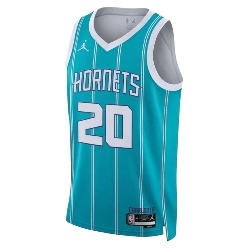 Camiseta Regata NBA Charlotte Hornets 23/24 - Masculina Jordan - Azul