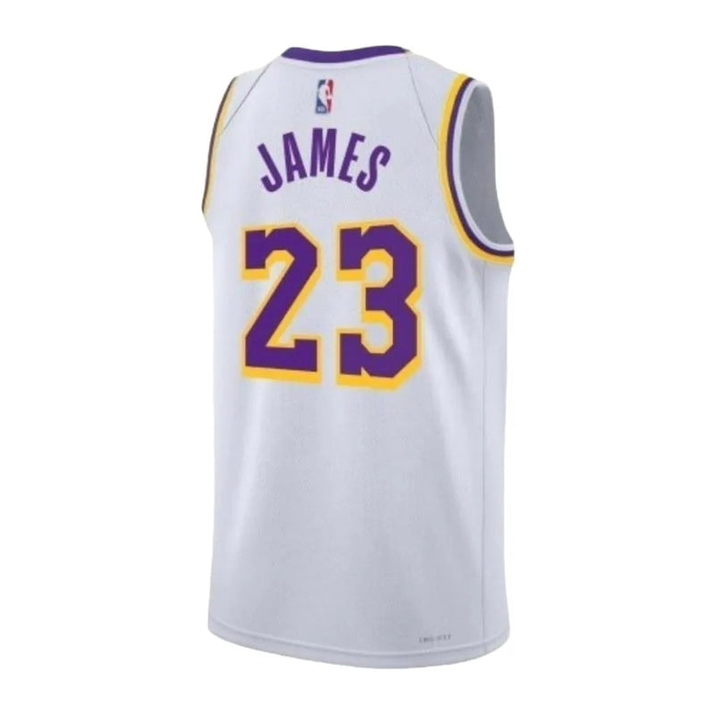 Camiseta Regata NBA Los Angeles Lakers 23/24 - Masculina Nike - Branca