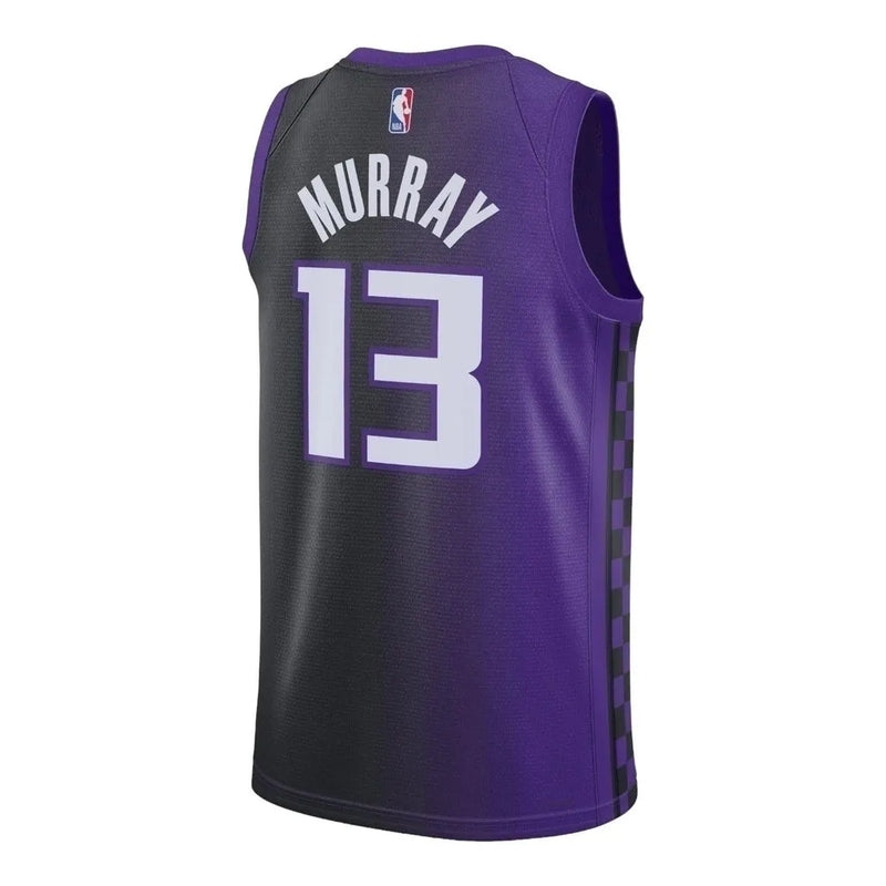 Camiseta Regata NBA Sacramento Kings 23/24 - Masculina Jordan - Preta e roxa