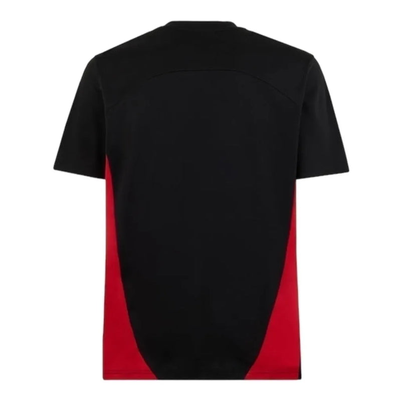 Camisa AC Milan Treino 24/25 - Torcedor Puma Masculina - Preta com detalhes em vermelho