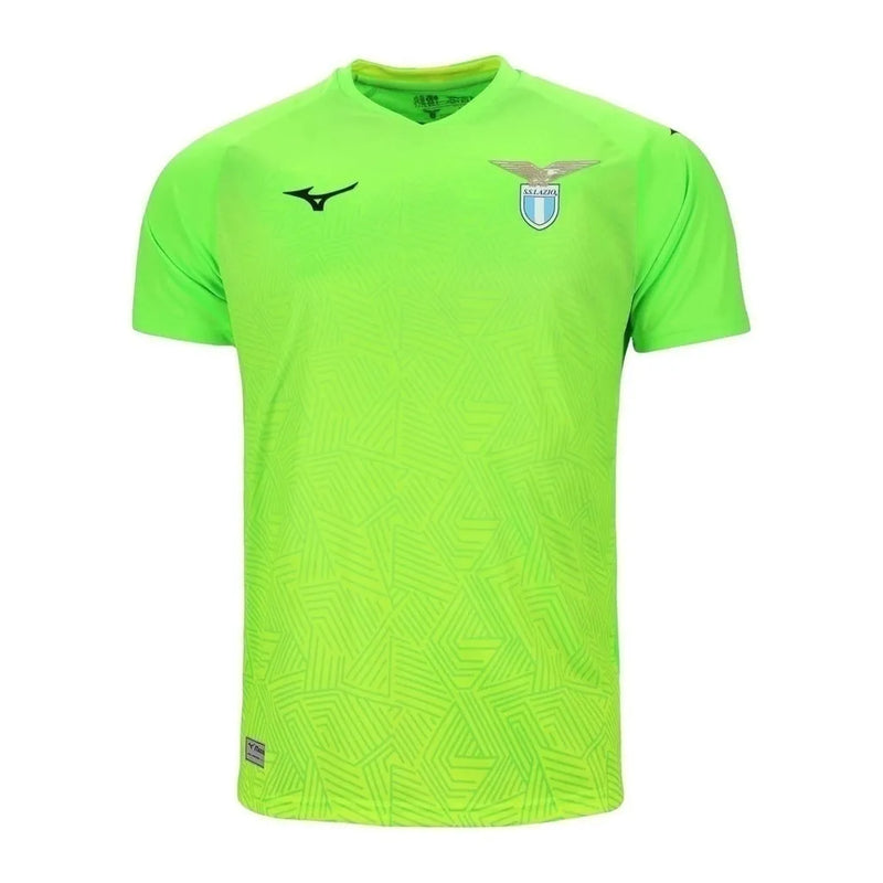 Camisa Lazio Goleiro I 24/25 - Torcedor Mizuno Masculina - Verde fluorescente