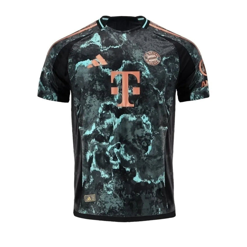 Camisa Bayern de Munique II 24/25 - Torcedor Adidas Masculina - Preta com detalhes em verde