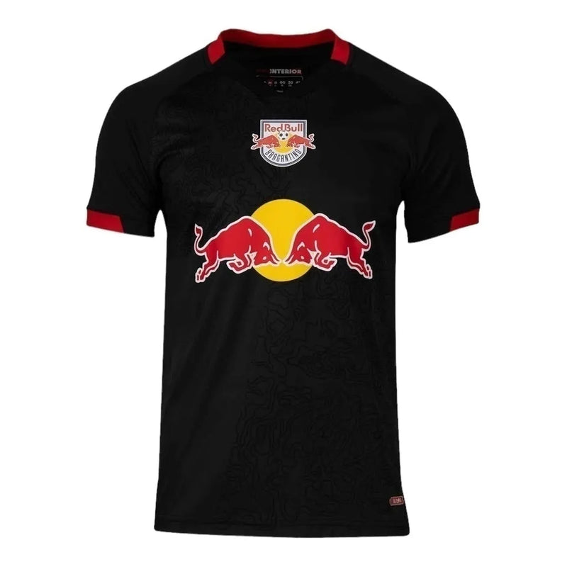 Camisa Red Bull Bragantino II 24/25 - Torcedor Masculina - Preta com detalhes em vermelho