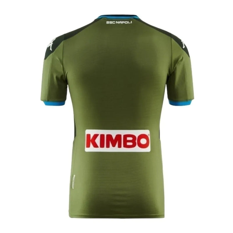 Camisa Retrô Napoli II 2019/20 - Masculina Kappa - Verde com detalhes em azul